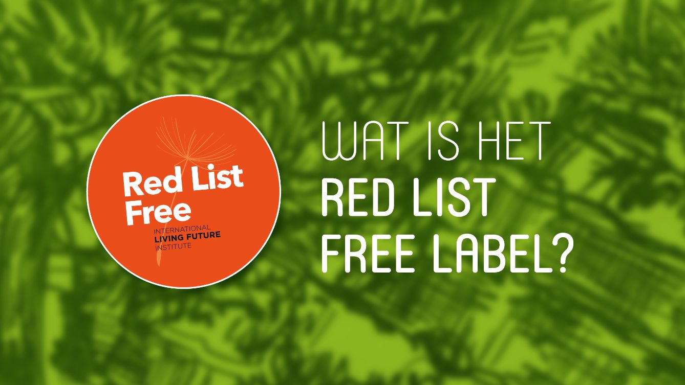 Wat is het Red List Free label?